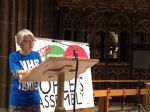 Hands Off Junior Doctors' Contracts Rally Manchester Cathedral